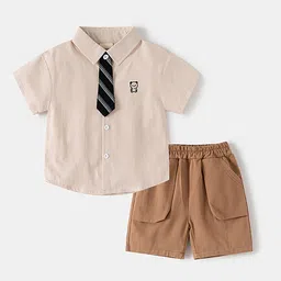 LULU & SKY Boys Shirt with Trousers-image-38
