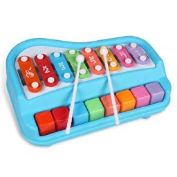 FunBlast Xylophone Hand Knock Piano Toy Musical Instrument - Blue-14