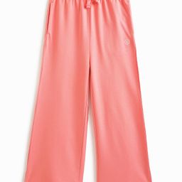 Campana Cotton Terry Solid Wide Track Pant - Pink-picture-27