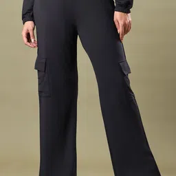 Aesthetic Bodies Women Wide Leg Mid-Rise Cargos-picture-30