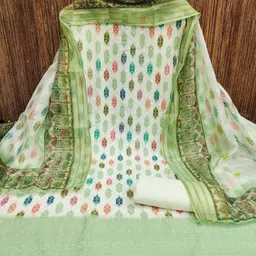 Maroosh Geometric Printed Thread Work Unstitched Dress Material-picture-17