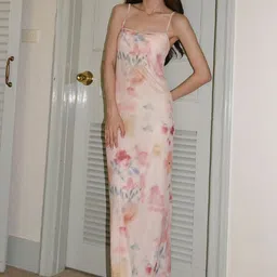 StyleCast Women Floral Printed Sholuder Straps Maxi Dress-picture-12