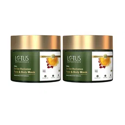 Lotus Botanicals Set Of 2 Ubtan De-Tan Radiance Face & Body Mask - 140g Each-58