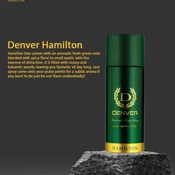 Denver Set Of Hamilton & Caliber Nano Deodorant Spray For Men - 250ml image 3
