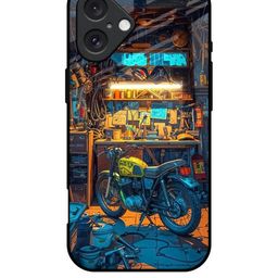 QRIOH Quirky Printed iPhone 16 Back Case Mobile Accessories-picture-13