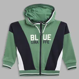Blue Giraffe Boys Colourblocked Hooded Sweatshirt-image-85