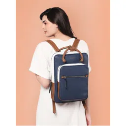 Lavie Luxe Women's Harris Laptop Backpack (Navy) (L)-picture-9