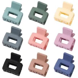 DN ENTERPRISES Women Set Of 9 Claw Clip Hair Accessory-4