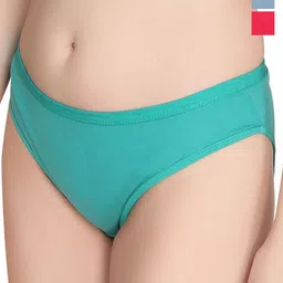 Liigne Pack Of 3 Cotton Mid-Rise Basic Briefs VCPC1853-XS-image-78