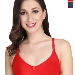 Liigne Cotton Bra Full Coverage Lightly Padded Pack Of 2-picture-29