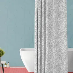 ArtzFolio Single Piece Waterproof Polyester Shower Curtain-44