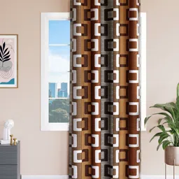 Aura Brown Door Curtain-image-95