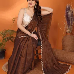BLEESBURY Organza Saree-image-59