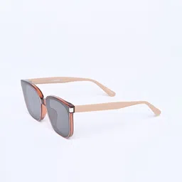 Snitch Men Square Sunglasses with UV Protected Lens SN0045-Brown-7