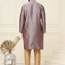 SOJANYA Men Regular Kurta with Churidar image 5