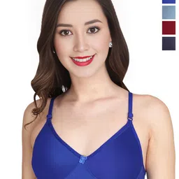 Liigne Pack Of 4 Full Coverage T-shirt Bra-image-26