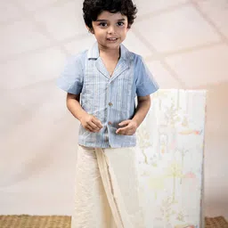 MIRALI Boys Stripped Casual Shirt-image-48