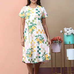 9shines Label Women Graphic Printed Nightdress-image-90