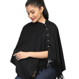 Nene Breast Feeding Multi Purpose Nursing Scarf - Black-image-24