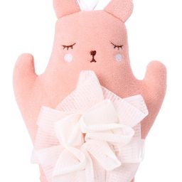 Bear Shaped Bath Glove With Attached Loofah - Pink-picture-17