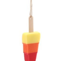 Babyhug Ice Cream Shaped Bath Sponge - Yellow Red-15