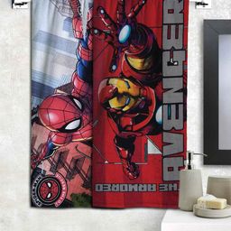 Athom Trendz Marvel Spider Man & Iron Man Bath Towels Set of 2 - Red-image-1
