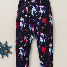Kookie Kids Full Length Unicorn Printed Leggings - Navy Blue-image-51