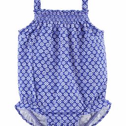 Carter's Ruffle Tank Onesie - Blue-image-83