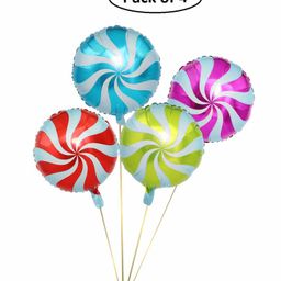 Party Anthem Candy Foil Balloons Multicolor - Pack of 4-image-14