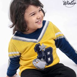 Babyoye Full Sleeves Sweater - Yellow-image-48