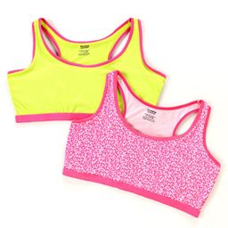 Honeyhap Premium Singlet Sleeves Bralette with Anti-MicrobialFinish Pack of 2 - Pink-image-87