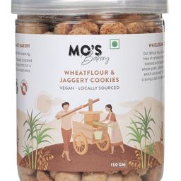 Mo's Wheatflour & Jaggery Cookies Vegan 100% Natural & Preservatives Free - 150 g-93