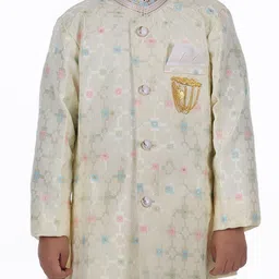 VALUE CREATION Boys Printed Kurta And Pyjama Set image 4