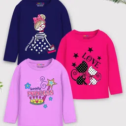 YK X Trampoline Girls 3 Printed Applique T-shirt-image-34
