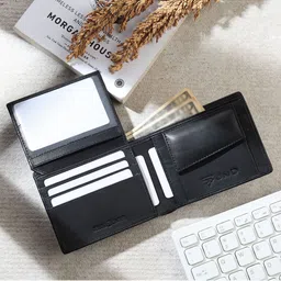 JND Men Leather Two Fold Wallet image 2