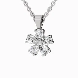 Sparkles Lab Grown Diamond 1.26 Carat Flower Pendant for Women-image-79