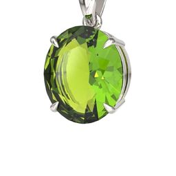 GenZcomplex Green Silver-Plated Pendant-48