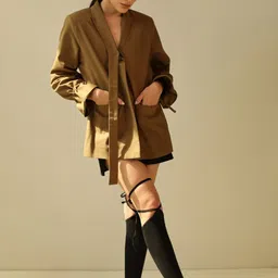SPELL BY SMOKESHOW Single-Breasted Blazer-image-72