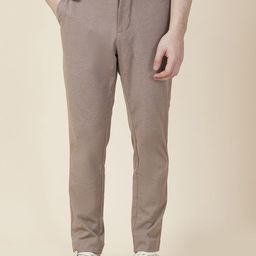 Being Human Men Self Design Regular Fit Classic Trousers-picture-18