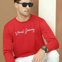 mack jonney VIMAL JONNEY Men Typography Printed Round Neck Sweatshirt-picture-10
