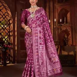 BAESD Woven Design Zari Banarasi Saree-image-94