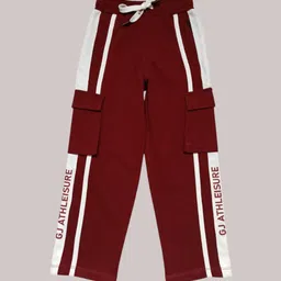 Gini and Jony Boys Striped Cotton Mid-Rise Cargo Track Pant-image-85