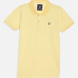 Allen Solly Junior Boys Solid Polo Collar Cotton T-shirt-image-18