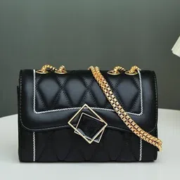 DressBerry Structured Sling Bag With Quilted-5