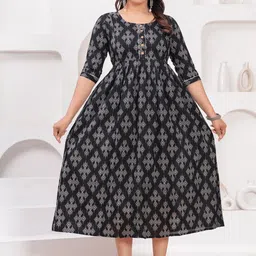 Nevisha Style Women Floral Printed Thread Work Floral Maternity Anarkali Kurta-image-84