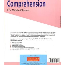 scholars hub Comprehension Reading and Learning Book (For Middle Classes-7)  - English image 2