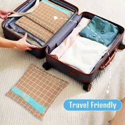 Kuber Industries Brown Set of 4 Regular Multi-Utility Organisers image 4