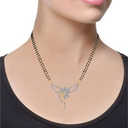 Sangria Stone-Studded & Beaded Mangalsutra-image-69