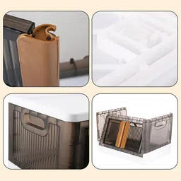 Kuber Industries Black Set of 3 Regular Multi-Utility Organisers image 5
