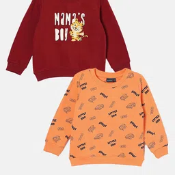 Juniors by Lifestyle Pack of 2 Boys Printed Pure Cotton Sweatshirt-picture-12